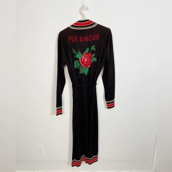 L'AGENCE Cleo Pur Amour Long Belted Cardigan - Picture 2 of 5